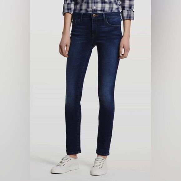 DL1961 Premium Denim “Emma” Dark Wash Jeggings (Size: 28) - Picture 2 of 15